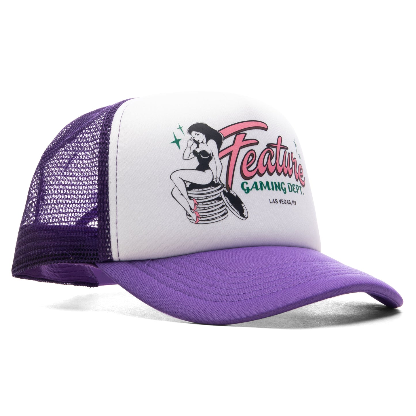 Gaming Trucker - Purple/White