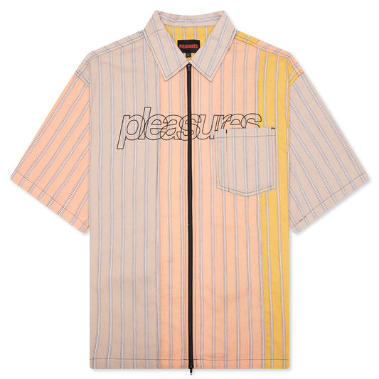 Garner Zip Shirt - Peach