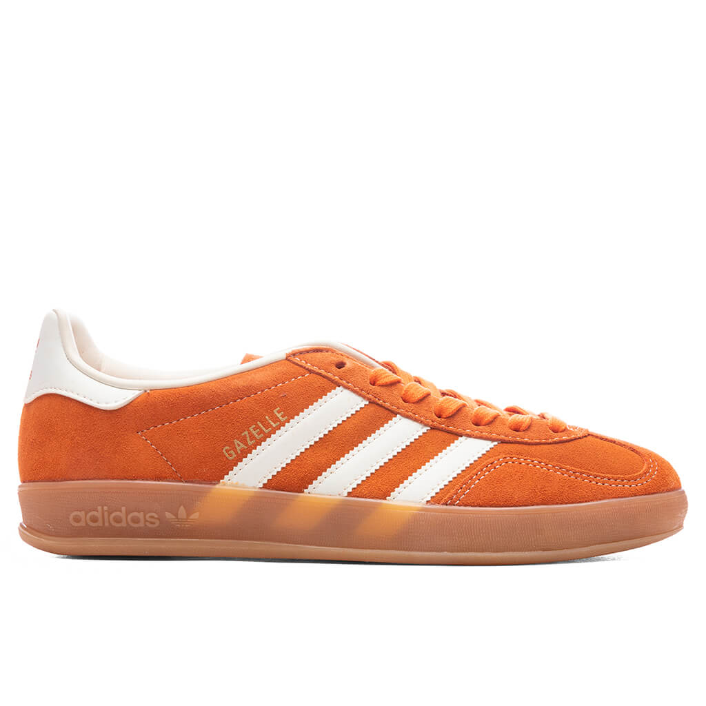Gazelle Indoor - Orange/Off White/Gold Metallic
