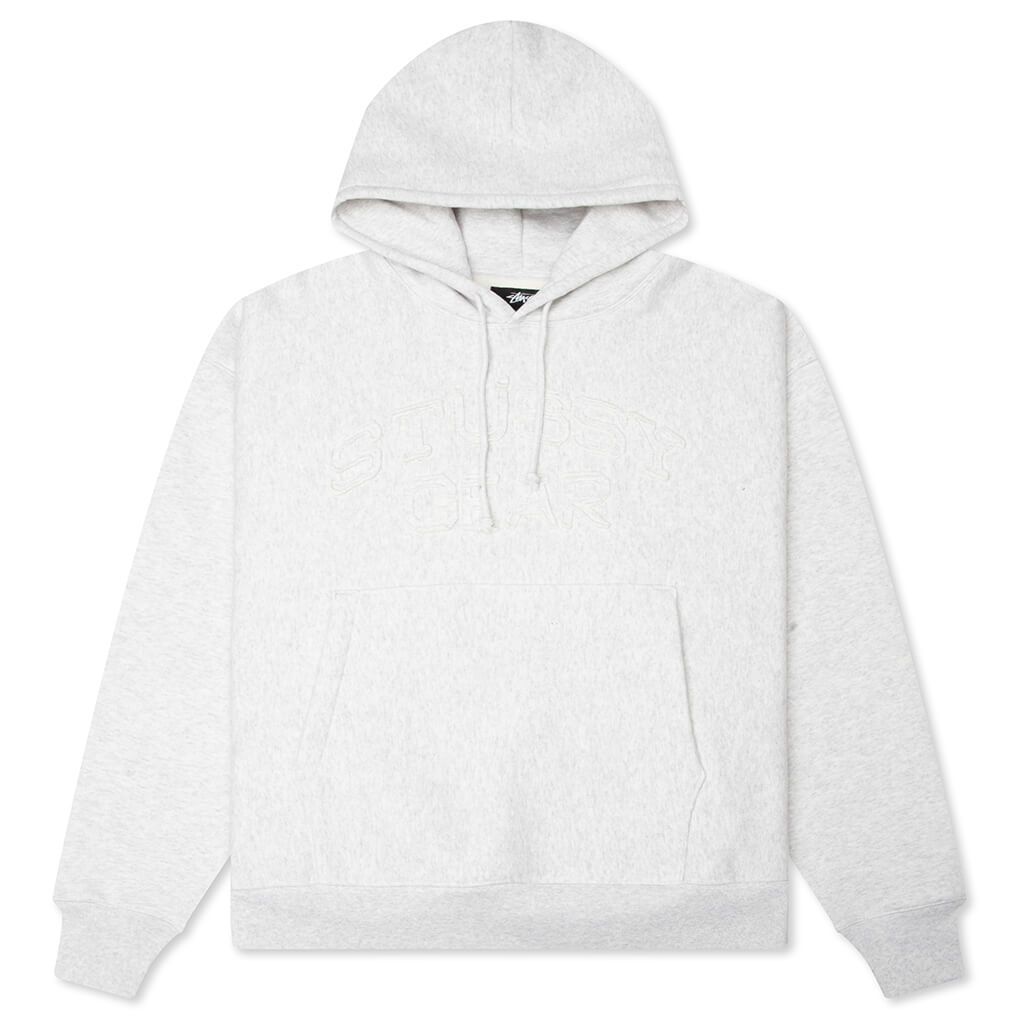 Gear Applique Hoodie - Ash Heather