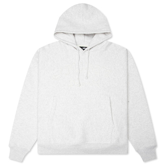 Gear Applique Hoodie - Ash Heather