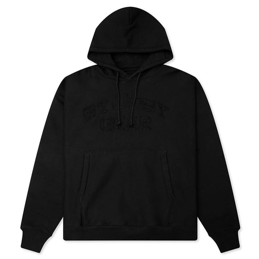 Gear Applique Hoodie - Black