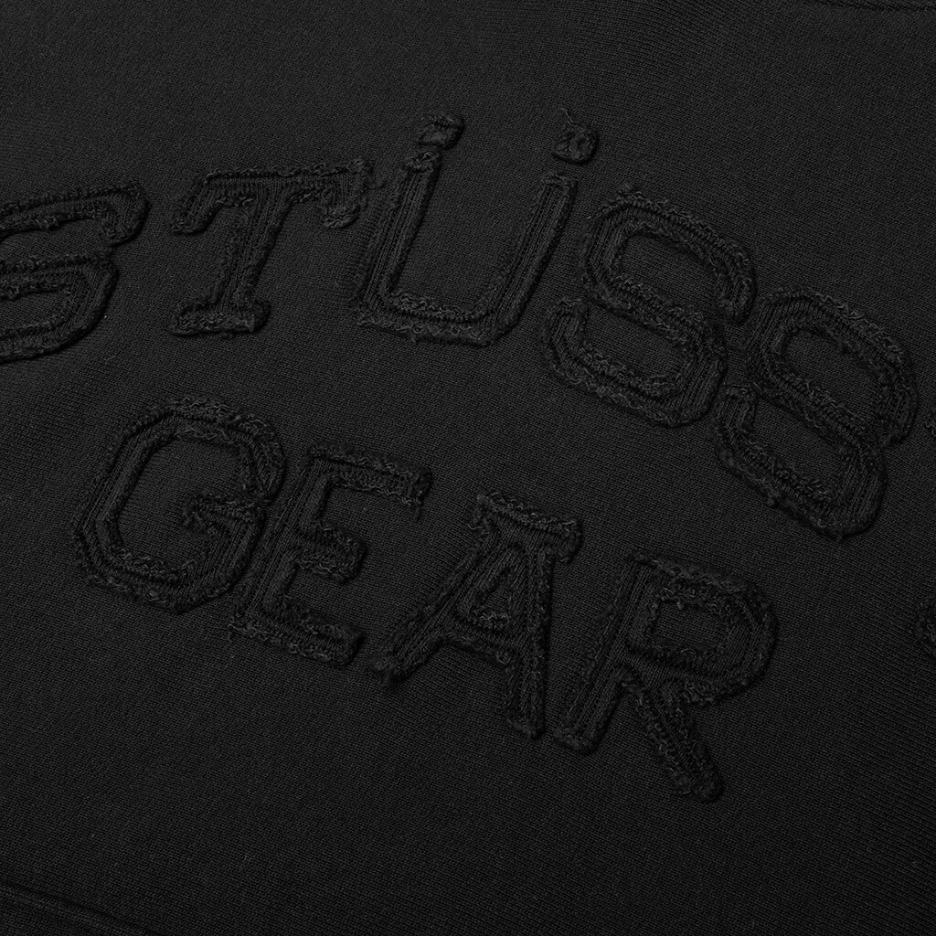 Gear Applique Hoodie - Black