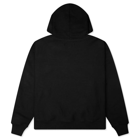 Gear Applique Hoodie - Black