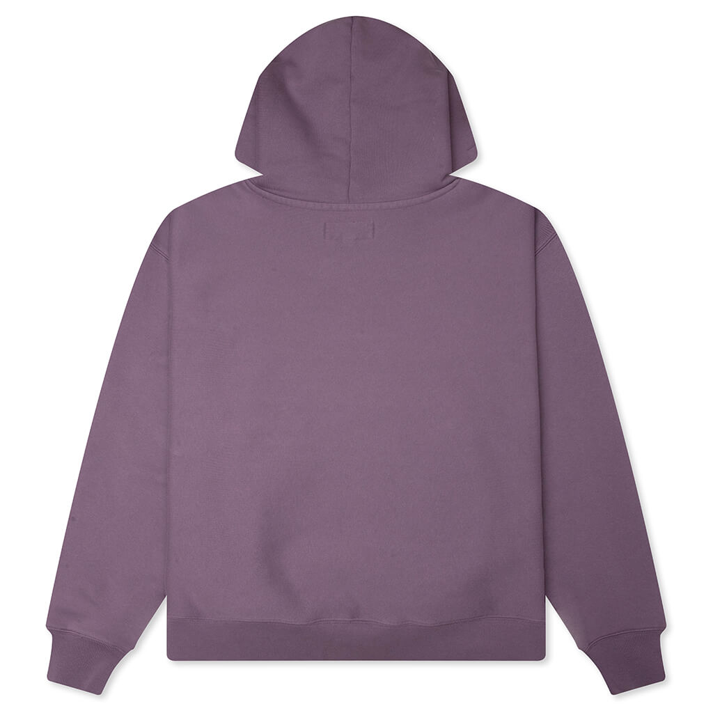 Gear Applique Hoodie - Purple