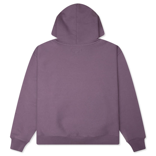 Gear Applique Hoodie - Purple