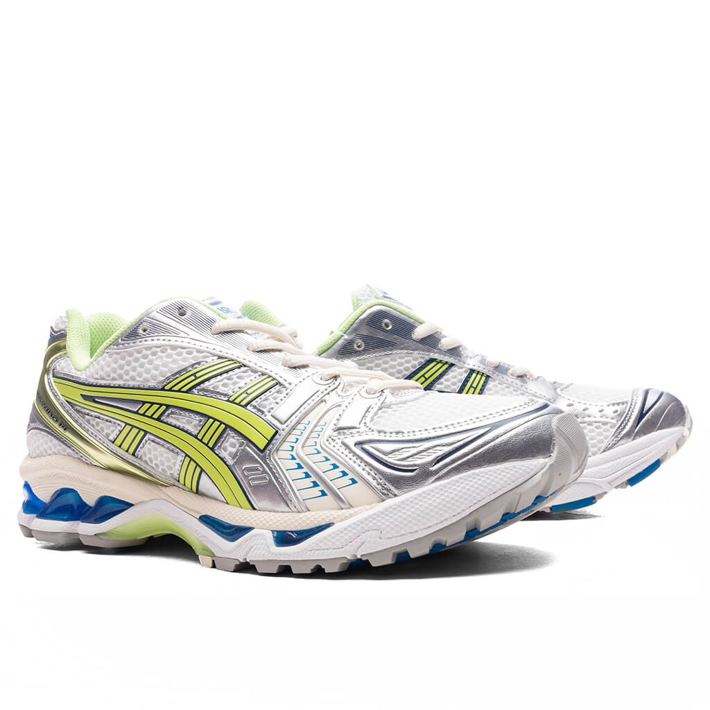 Gel-Kayano 14 - White/Lime Green