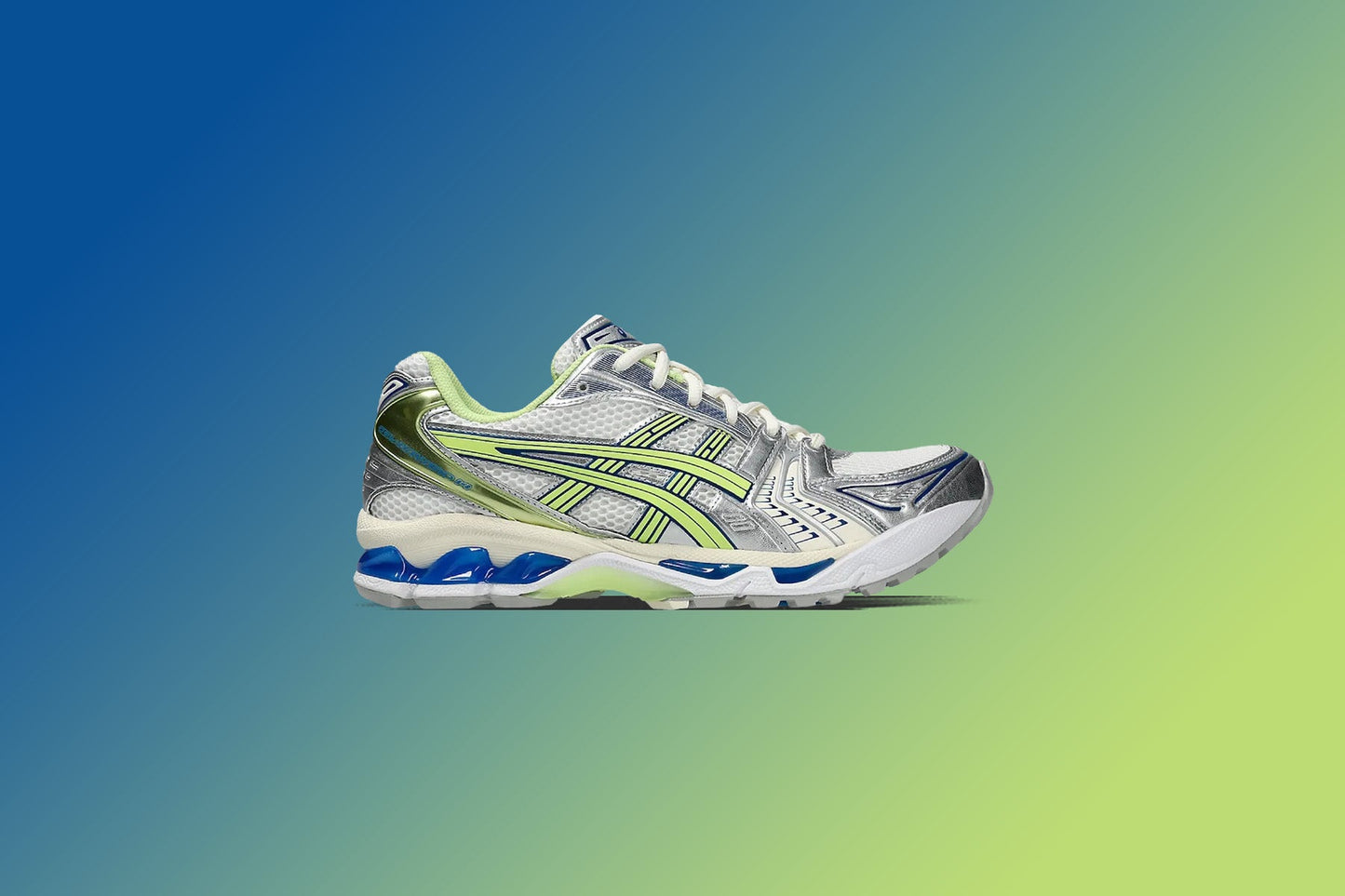 Gel-Kayano 14 - White/Lime Green