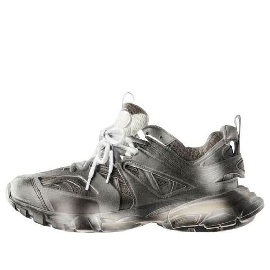 (WMNS) Balenciaga Track Stencil Logo Sneaker 'Black White' 542436WTKIS1090