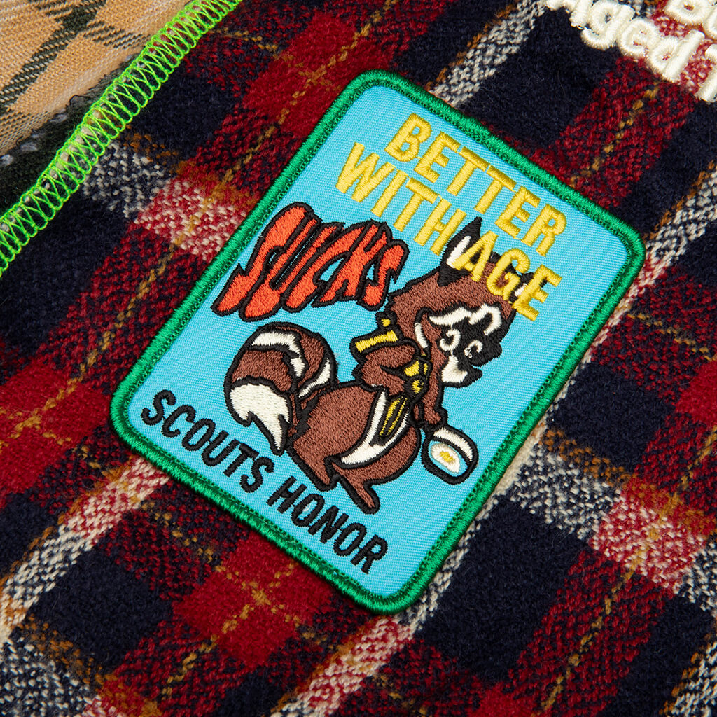 Gentlemen's 3 Panel Flannel - Assorted