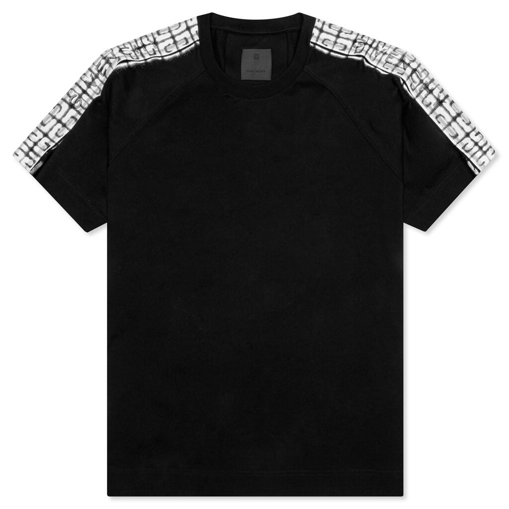 4G Band Raglan Classic Fit T-Shirt - Black