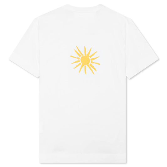 4G Sun Print Tee - White