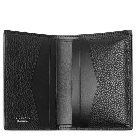 Grained Leather 4G Wallet - Black