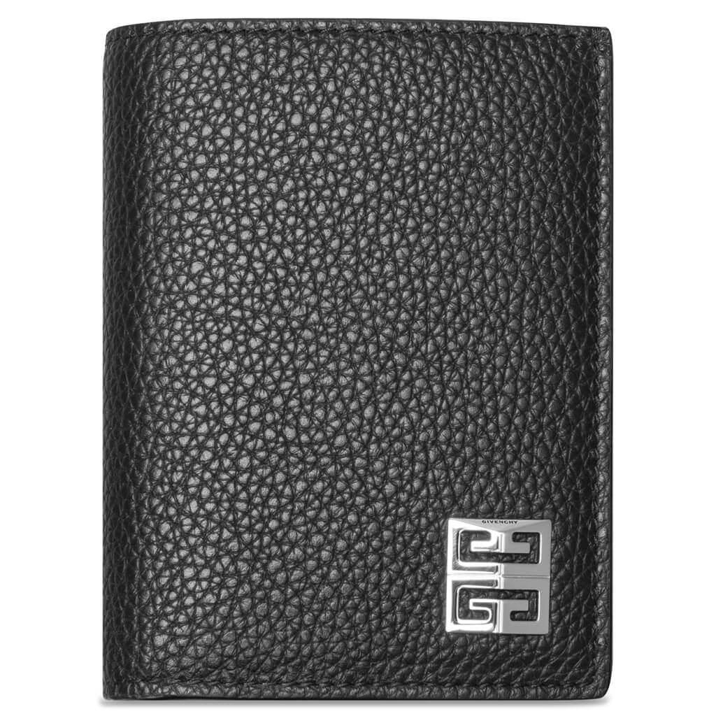 Grained Leather 4G Wallet - Black