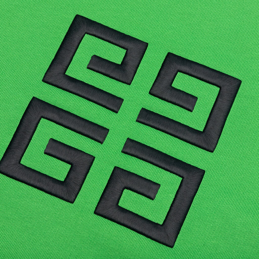 Branding Embroidery Classic Fit Hoodie - Apple Green