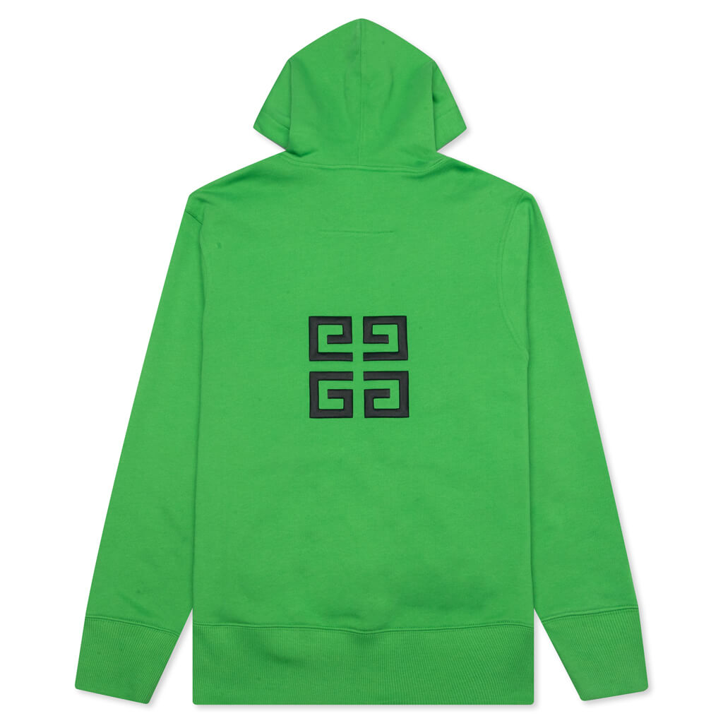 Branding Embroidery Classic Fit Hoodie - Apple Green