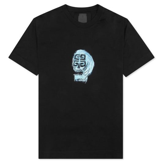 Classic Fit Print T-Shirt - Black