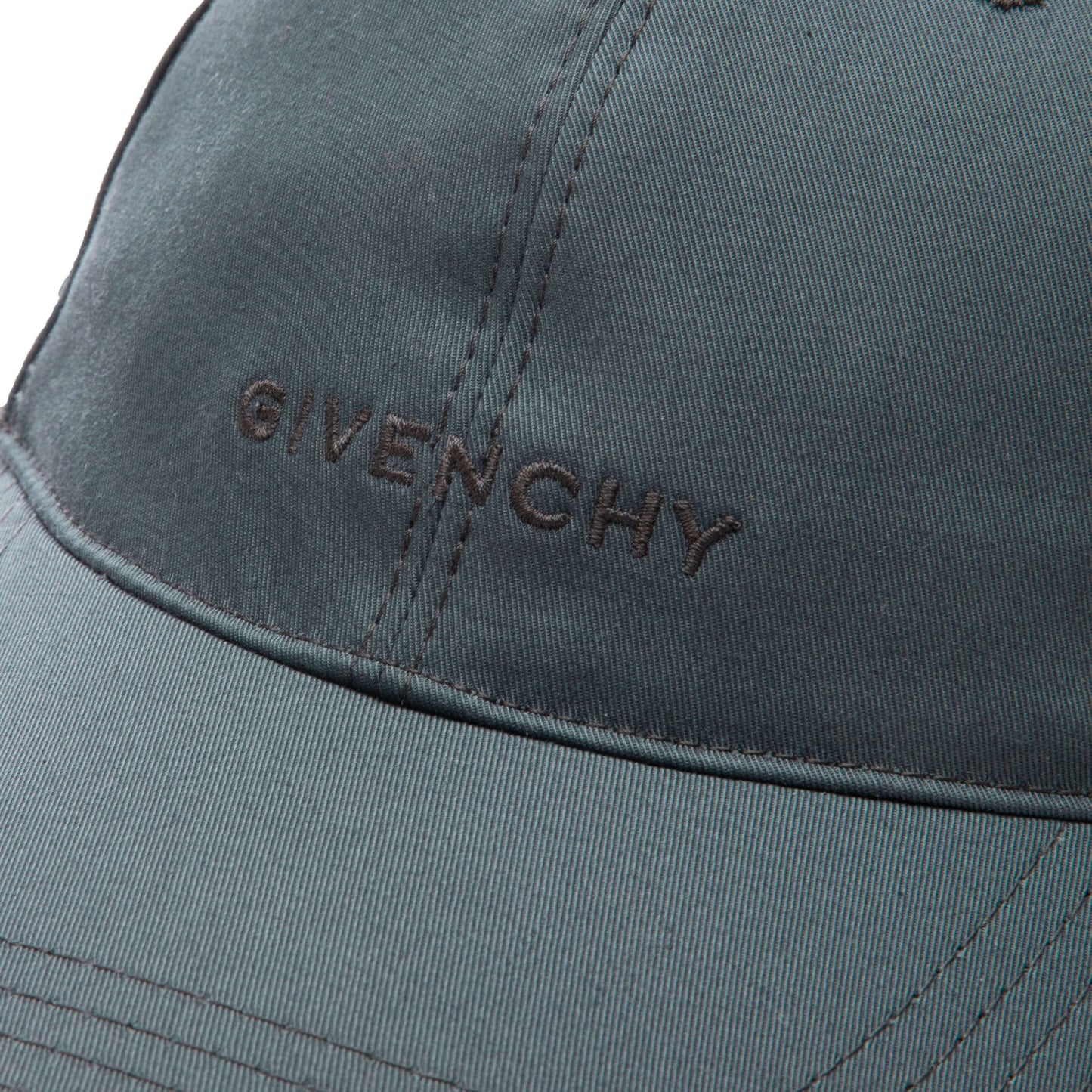 Curved Cap With Embroided Logo - Dark Blue