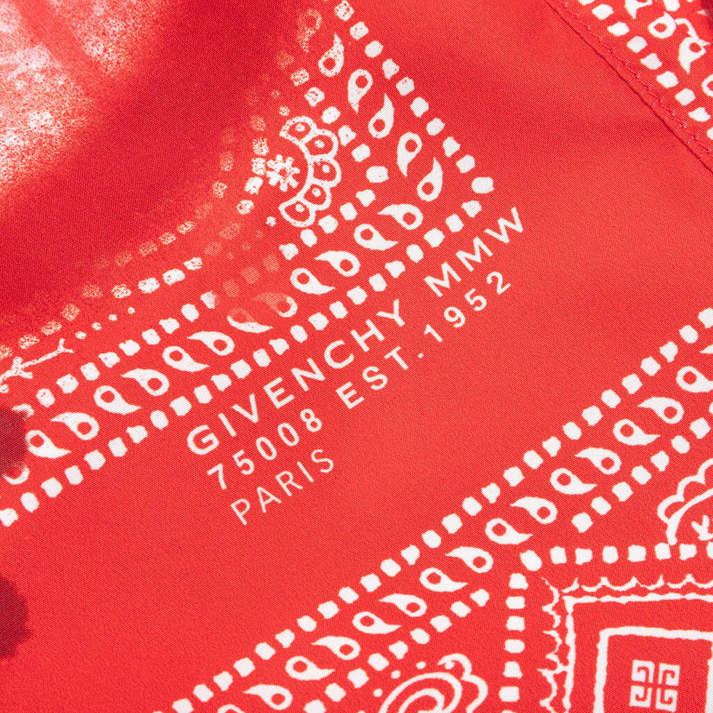 Long Swimwear - Red/White