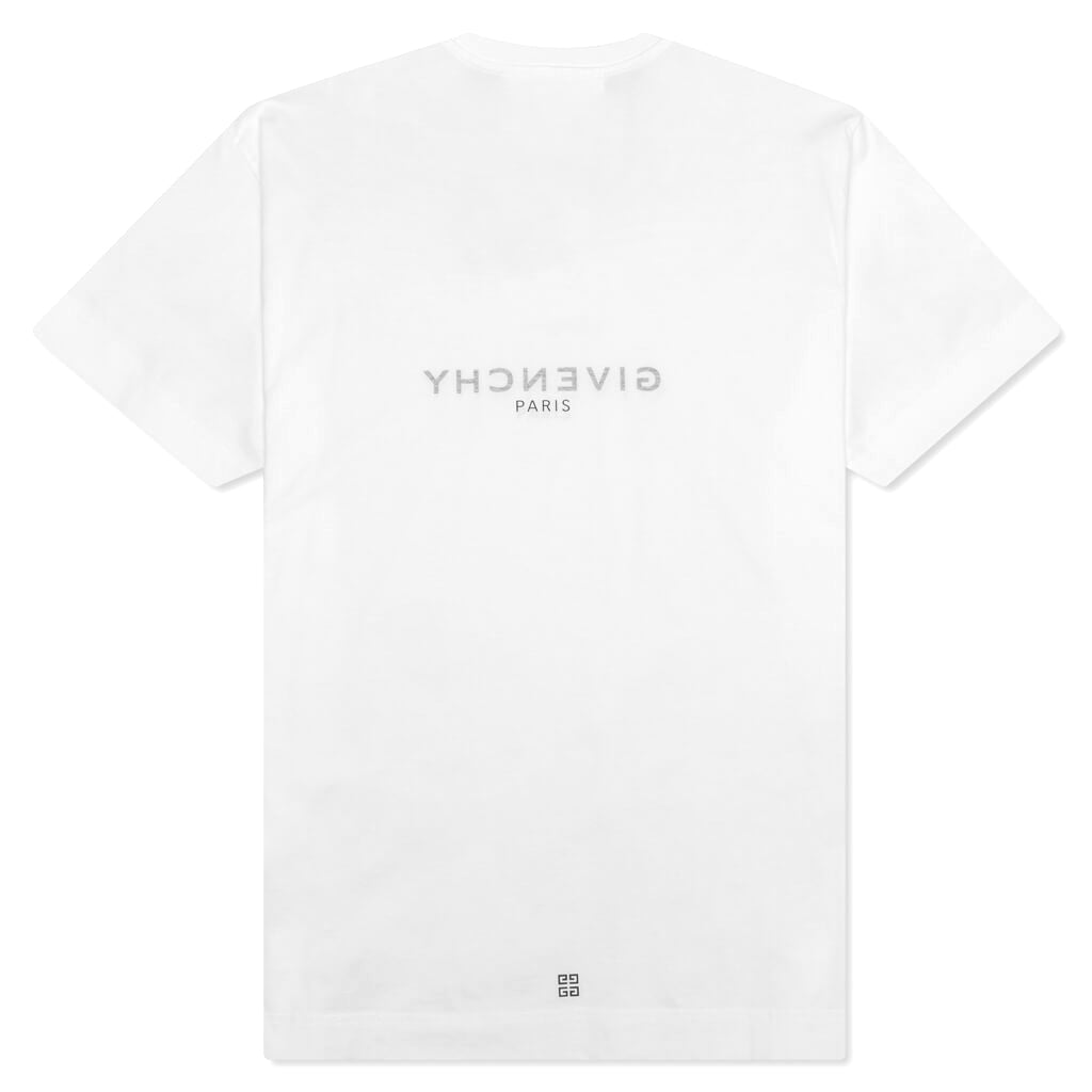 Paris Reverse Oversized Shirt - White