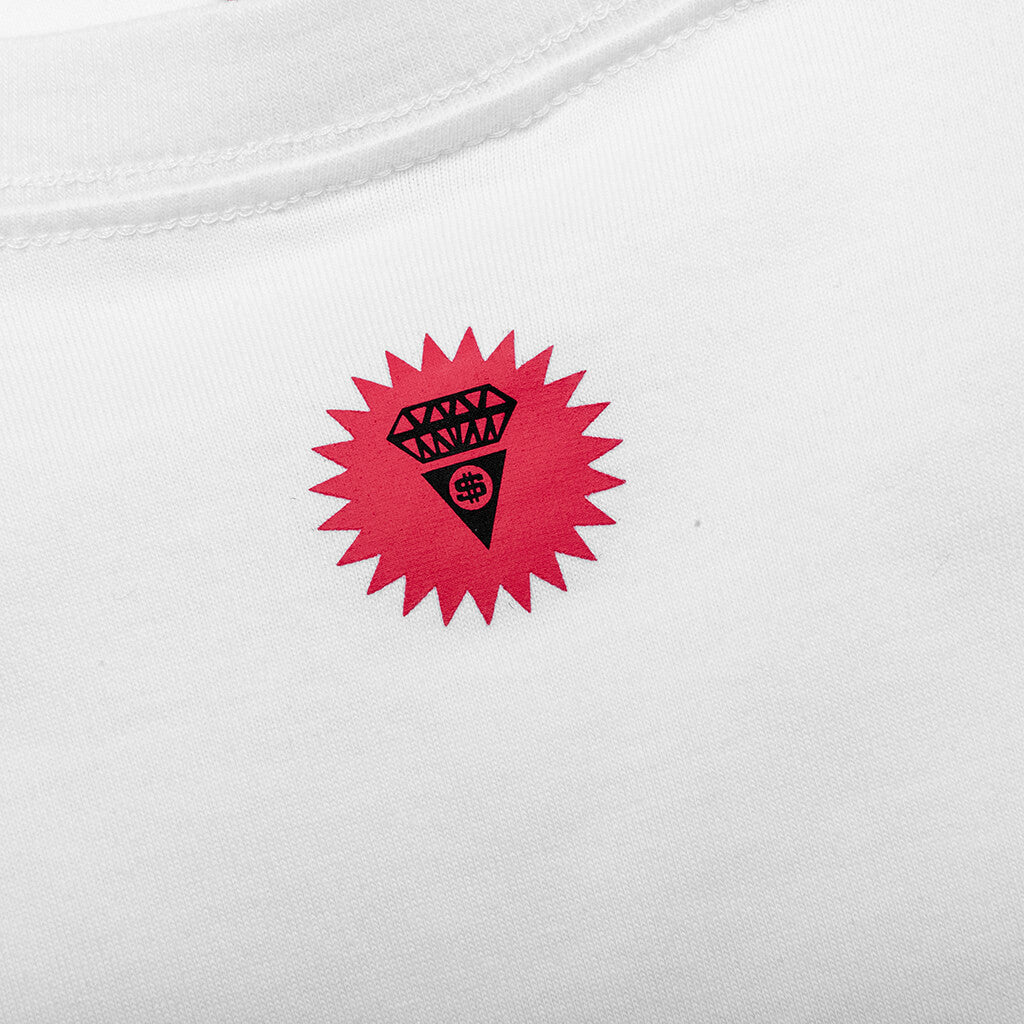 Gleam S/S Knit Shirt - White