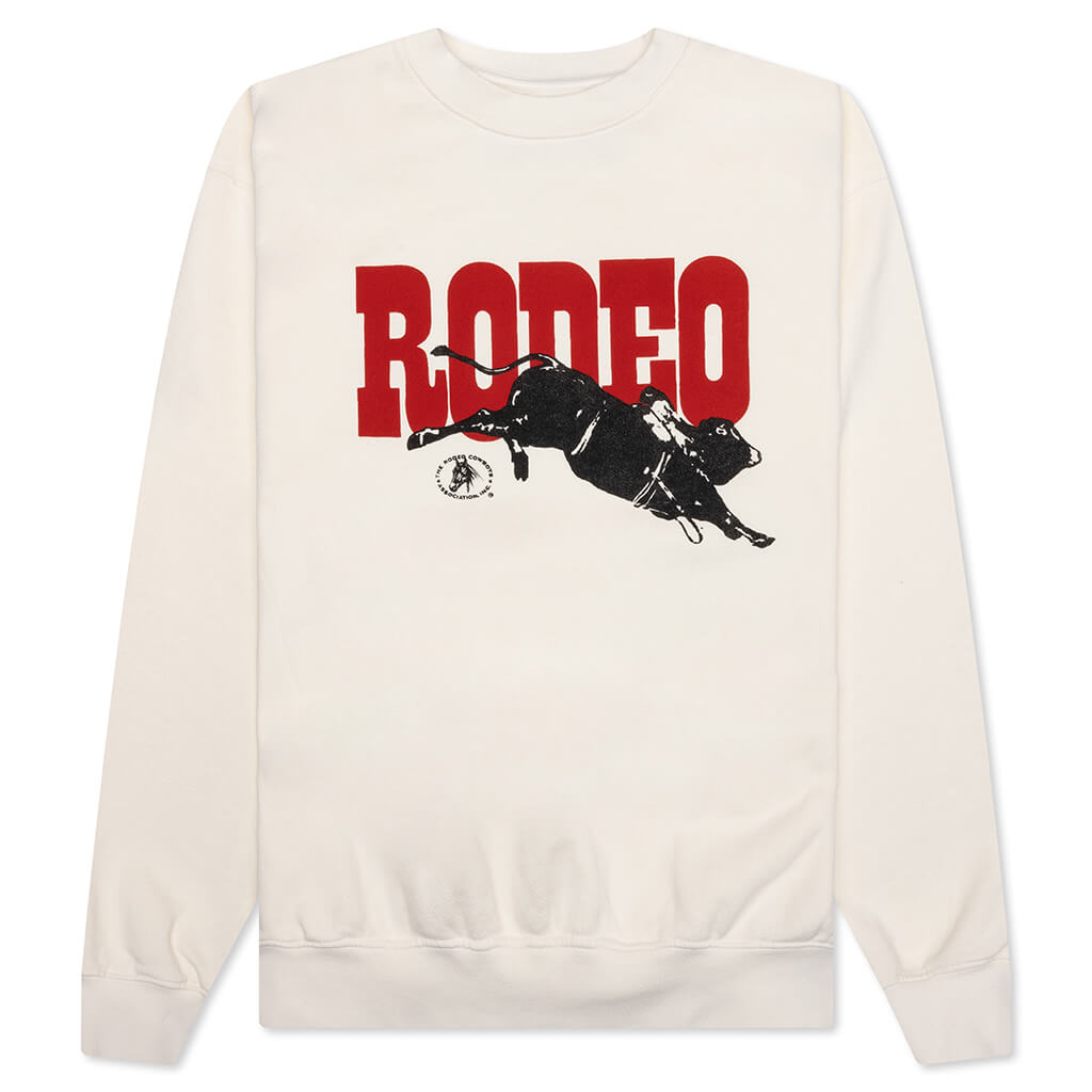Go Rodeo Crewneck - Bone