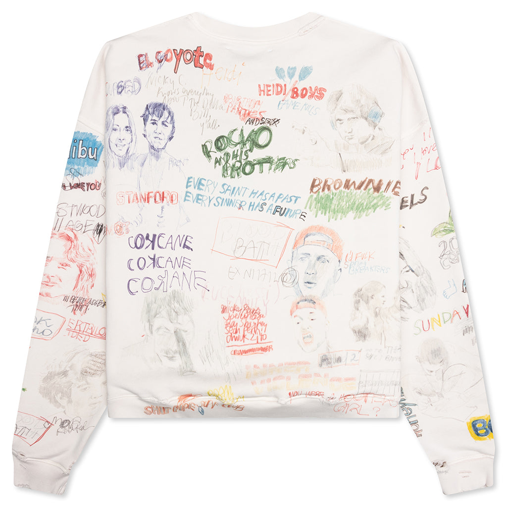 Good Times Are Over 2.0 Crewneck - Vintage White