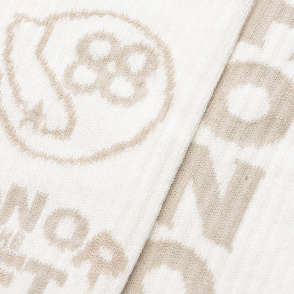 Good Times Crew Socks - Bone