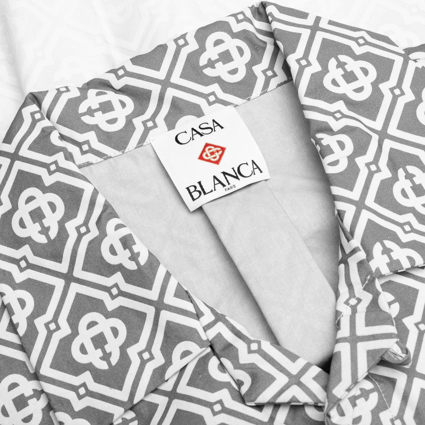 Gradient S/S Cuban Collar Shirt - Grey