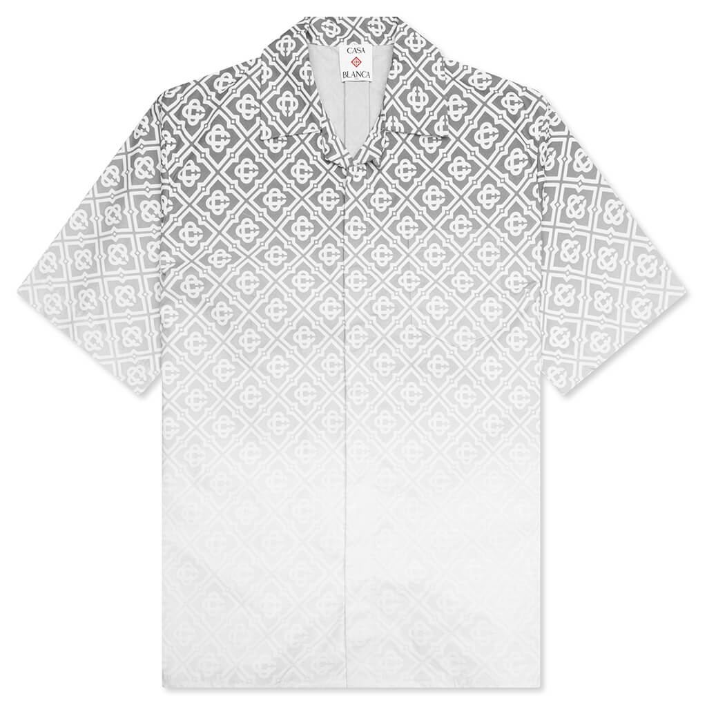 Gradient S/S Cuban Collar Shirt - Grey