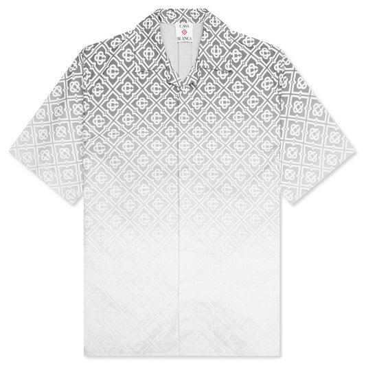 Gradient S/S Cuban Collar Shirt - Grey