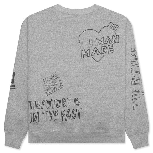 Graffiti Sweatshirt - Grey
