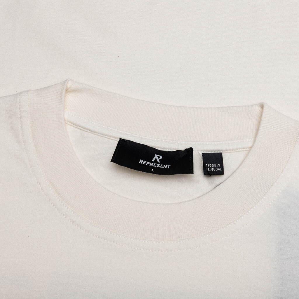 Grand Vintage Hand Drawn T-Shirt - Aged White