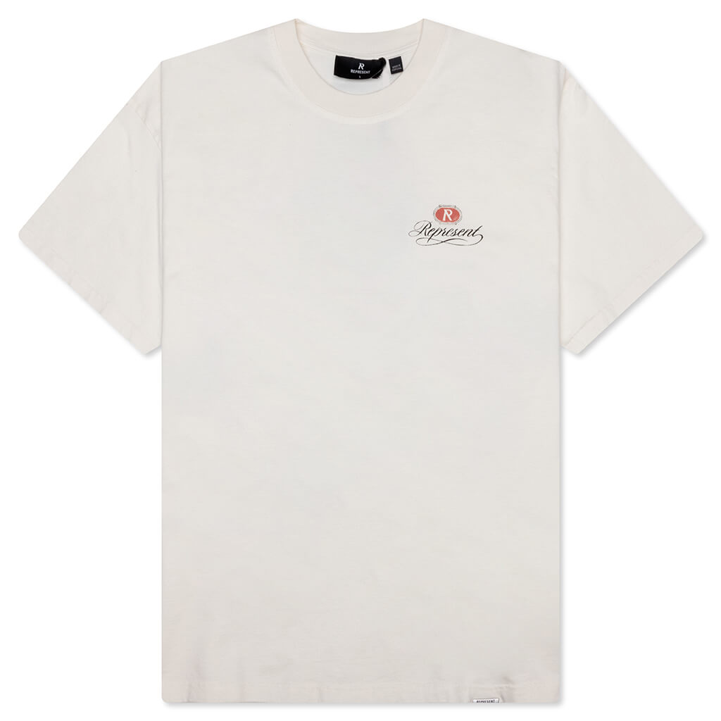 Grand Vintage Hand Drawn T-Shirt - Aged White