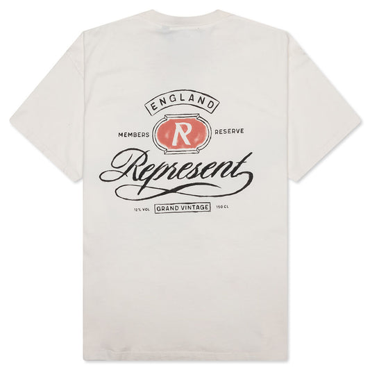 Grand Vintage Hand Drawn T-Shirt - Aged White