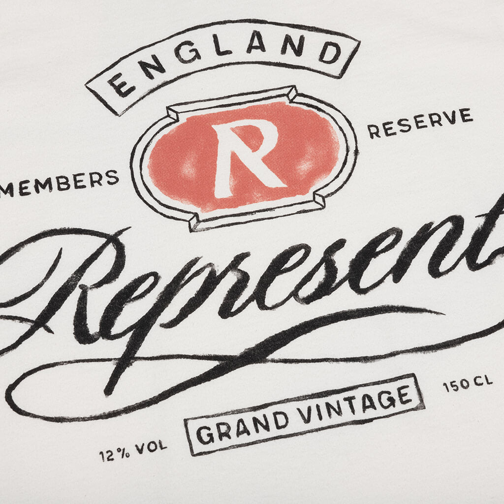 Grand Vintage Hand Drawn T-Shirt - Aged White