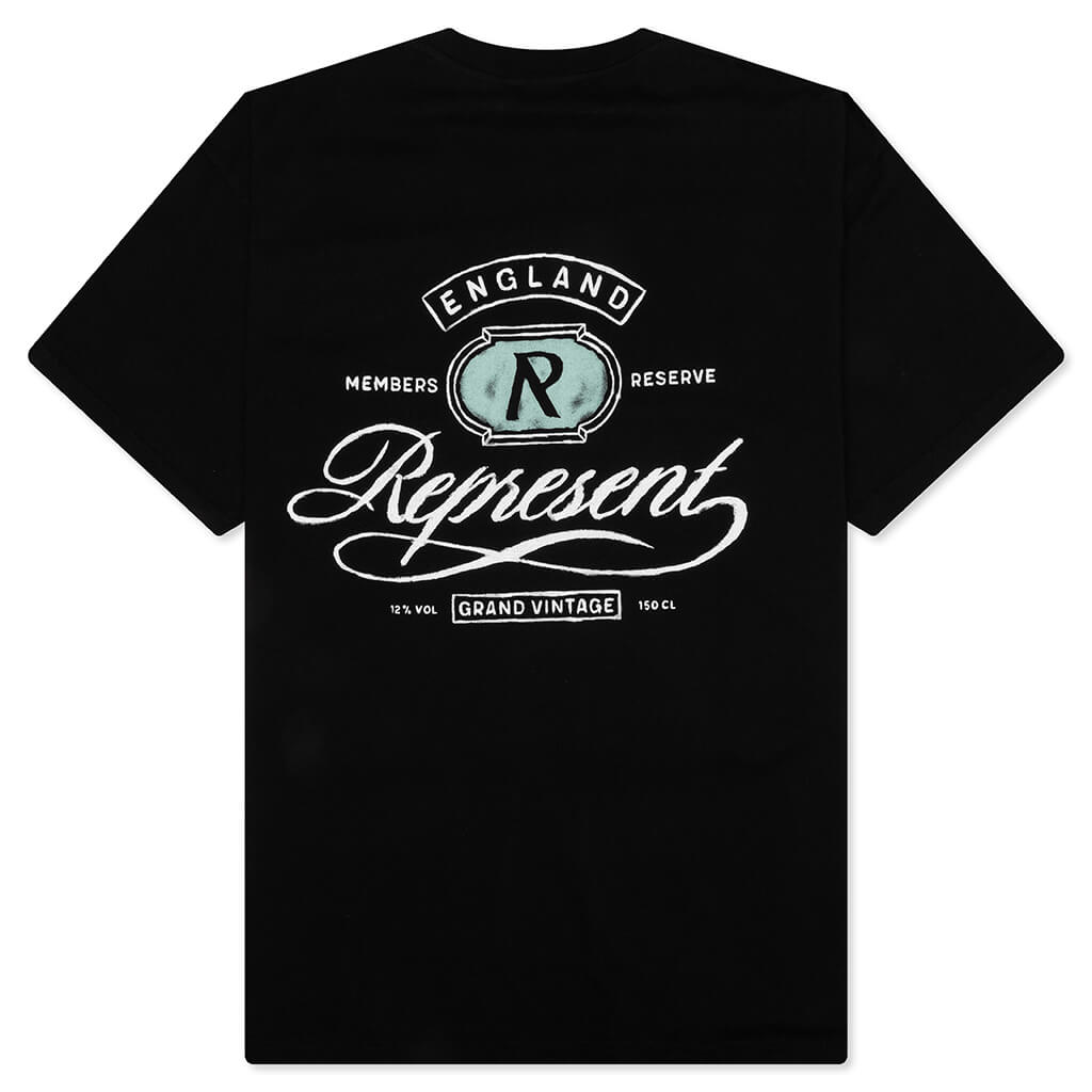 Grand Vintage Hand Drawn T-Shirt - Jet Black
