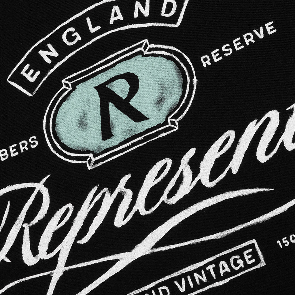 Grand Vintage Hand Drawn T-Shirt - Jet Black
