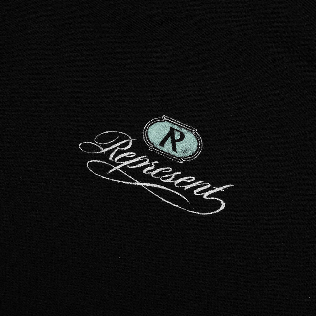 Grand Vintage Hand Drawn T-Shirt - Jet Black