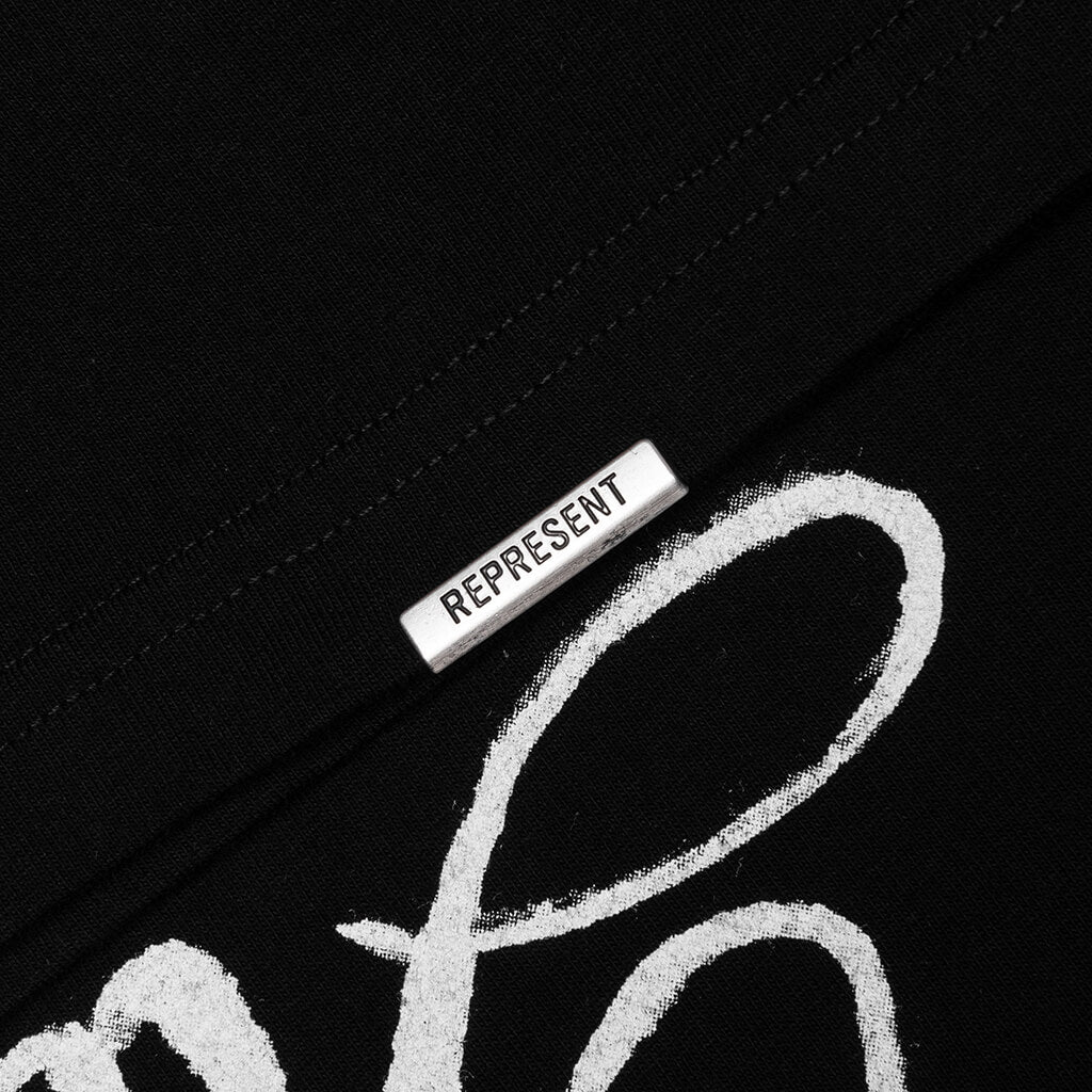 Grand Vintage Hand Drawn T-Shirt - Jet Black