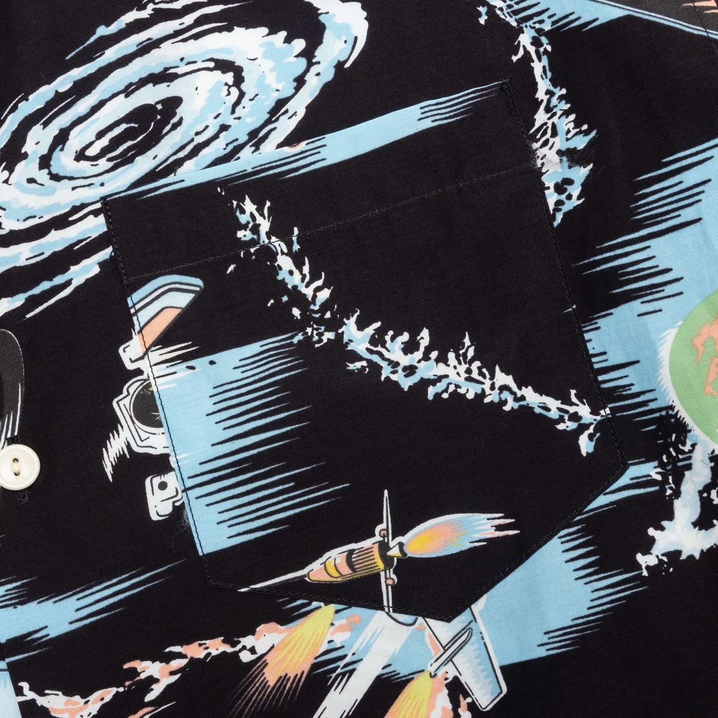 Graphic Aloha Shirt - Black