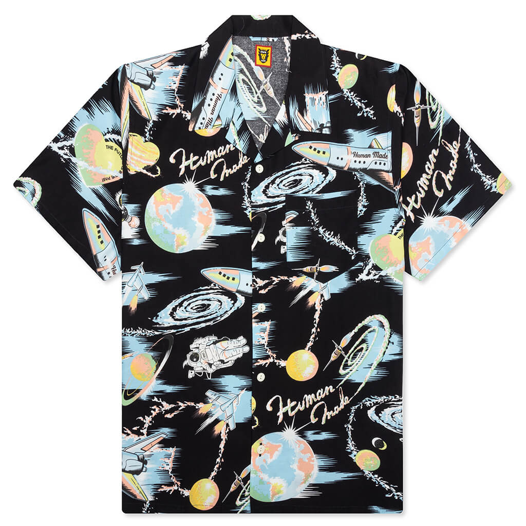 Graphic Aloha Shirt - Black