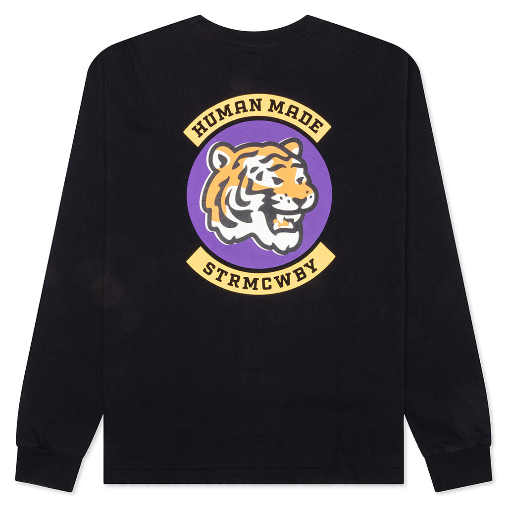 Graphic L/S T-Shirt - Black