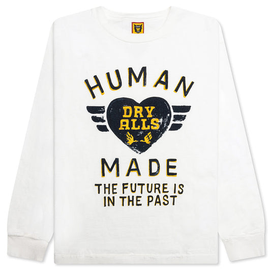 Graphic L/S T-Shirt - White