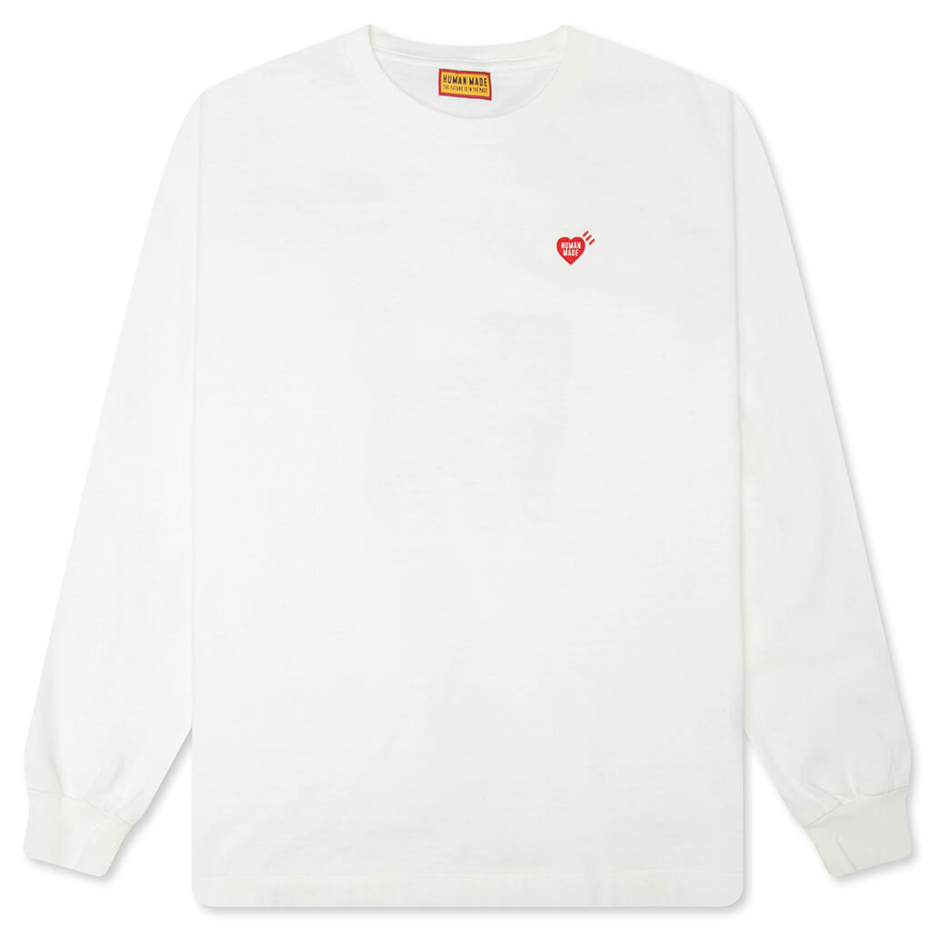 Graphic L/S T-Shirt #37 - White