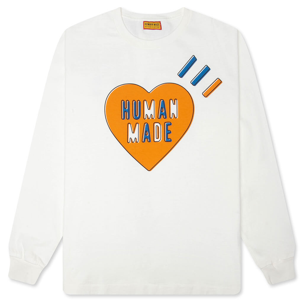 Graphic L/S T-Shirt #42 - White