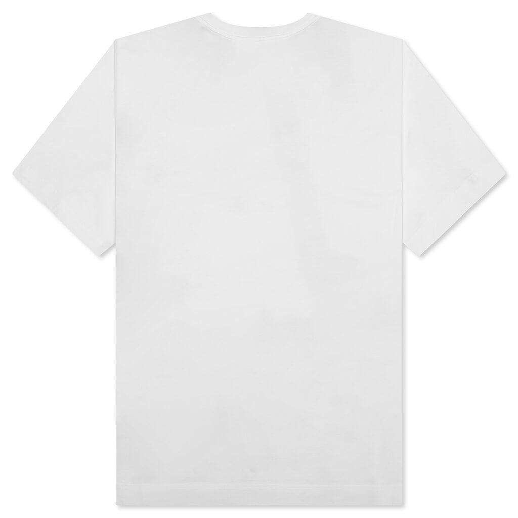 Gros Grain in Cotton T-Shirt - White