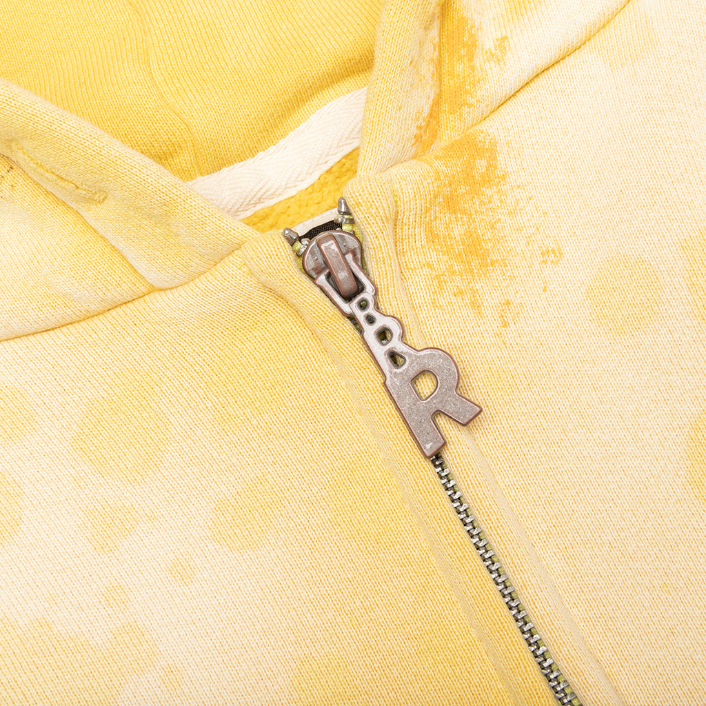 Gym Bag Zip Hoodie - Washed Yellow