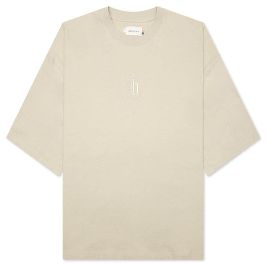 H Stamp Box Tee - Bone