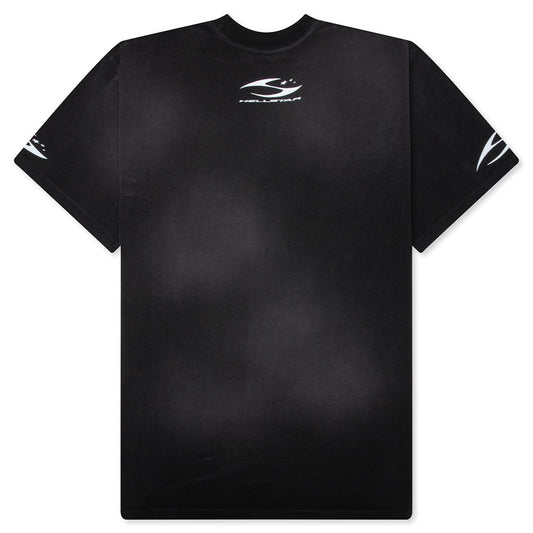 H Cursive Logo T-Shirt - Black